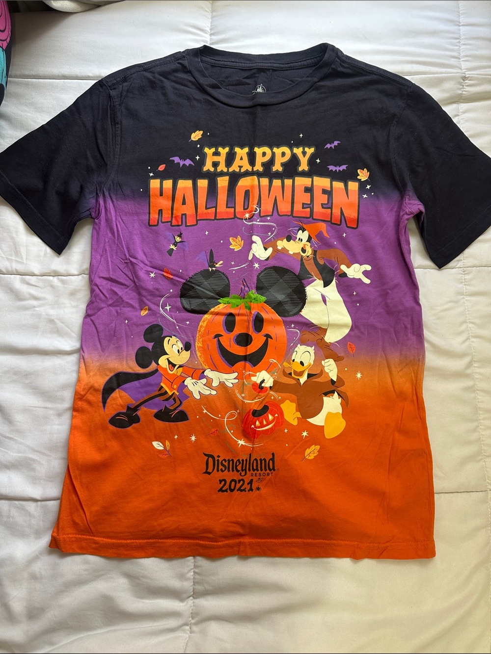 Disney Halloween Women’s Tee - Black, Purple, Orange